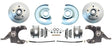 disc brake conversion kit for 1963-1970 Chevy 2.5 inch disc brake drum brake fits-63-70-c-10-6-lug-rotor-2-5drop-disc-brake-conversion-wheel-kit-dbk6370d-a MBM