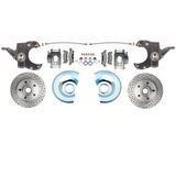 disc brake conversion kit for 1963-1970 Chevy 2.5 inch disc brake drum brake fits-63-70-c-10-6-lug-d-s-rotor-2-5drop-disc-conversion-wheel-kit-dbk6370dlx-a MBM