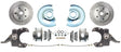 disc brake conversion kit for 1963-1970 Chevy 2.5 inch disc brake drum brake fits-63-70-c-10-6-lug-d-s-rotor-2-5drop-disc-conversion-wheel-kit-dbk6370dlx-a MBM