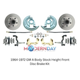 Fits 1964-1972 GM A Body Stock Height Front Disc Brake Kit DBK6472