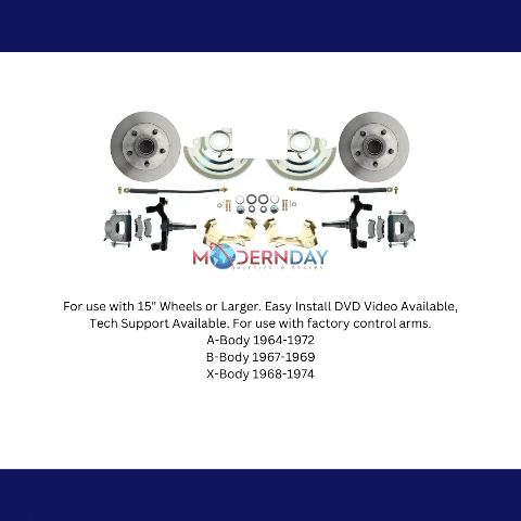 disc brake conversion kit for 1964-1972 Chevy fits-1964-1972-gm-a-body-2-drop-front-disc-brake-kit-dbk6472d MBM