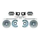 disc brake conversion kit for 1964-1973 Ford Mustang fits-1964-1973-mustang-disc-conversion-kit-w-drilled-slotted-rotors-dbk6473lx MBM