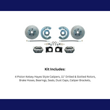 disc brake conversion kit for 1964-1973 Ford Mustang fits-1964-1973-mustang-disc-conversion-kit-w-drilled-slotted-rotors-dbk6473lx MBM
