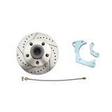 disc brake conversion kit for 1965-1968 Chevy fits-1965-1968-gm-full-size-disc-brake-kit-drilled-slotted-rotors-red-dbk6568lxr MBM