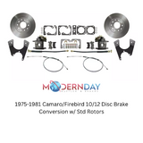 1975-1981 Camaro/Firebird 10/12 Disc Brake Conversion w/ Std Rotors DBK7581