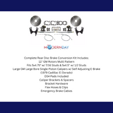 1975-1981 Camaro/Firebird 10/12 Disc Brake Conversion w/ Std Rotors DBK7581