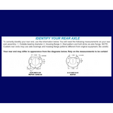 disc brake conversion kit for 1957-1974 disc brake universal fits-1957-1974-mopar-8-3-4-dana-60-rear-disc-brake-kit-rotors-e-brake-dbk834 MBM