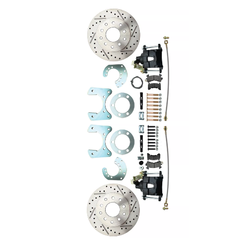 brake caliper for 1957-1974 stainless steel steel black disc brake fits-1957-74-mopar-8-3-4-dana-60-rear-brake-slotted-w-e-brake-black-dbk834lxb MBM