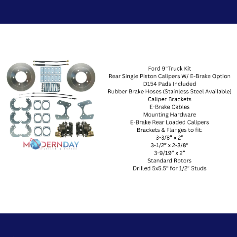 disc brake conversion kit for 1966-1978 Ford 9 inch stainless steel steel disc brake MBM
