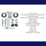 disc brake conversion kit for 1966-1978 Ford 9 inch stainless steel steel disc brake MBM