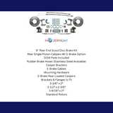 disc brake conversion kit for Ford stainless steel steel disc brake MBM