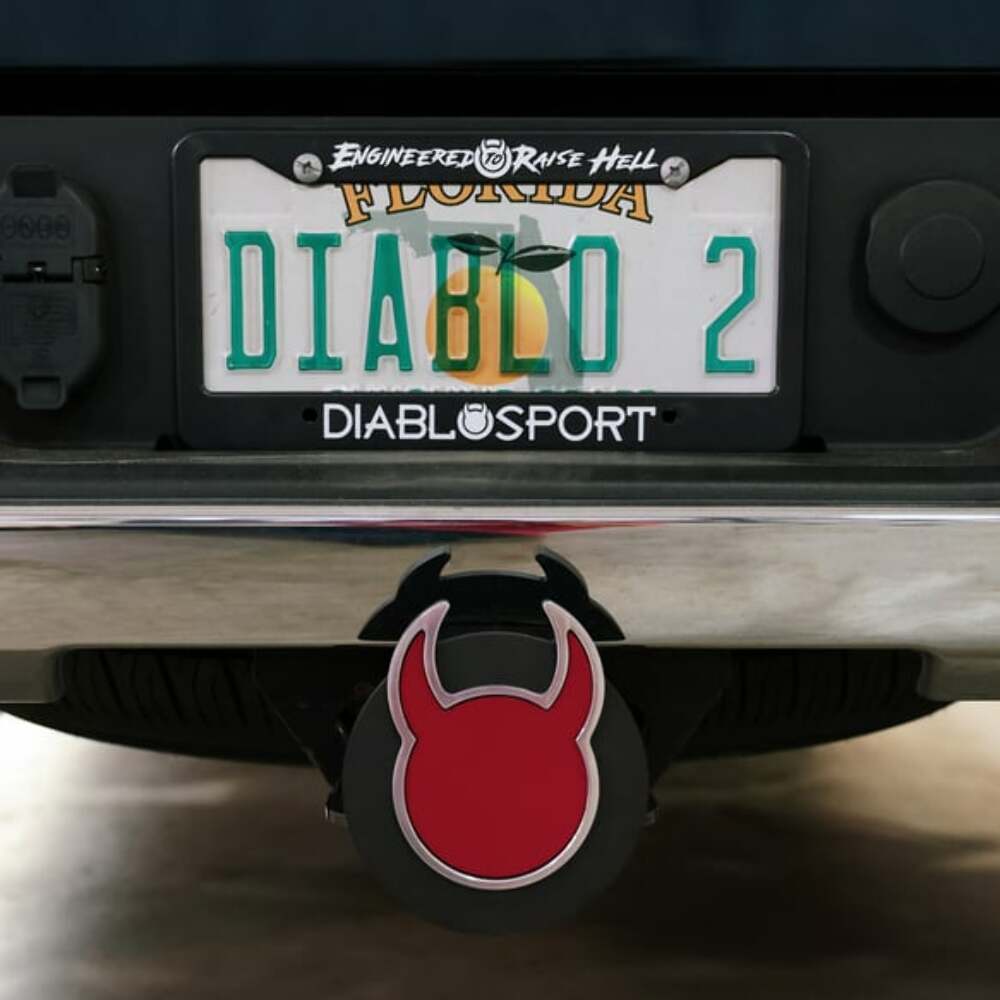 Durable plastic Diablo Sport License Plate Frame-Black DBL-LPF1