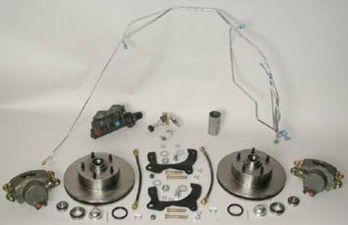 Fits 1955 Chevrolet Full Size Front Disc Brake Conversion Kits, Manual DBM055