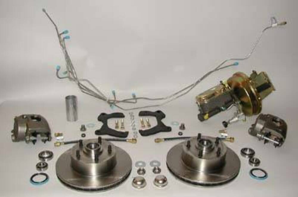 Fits 1956 - 1957 Chevrolet Full Size Front Disc Brake Conversion Kit, Power DBP057
