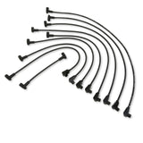 Spark Plug Wire Set Universal 8mm Silicone Spiro Pro 350 ohm/ft Black 74055