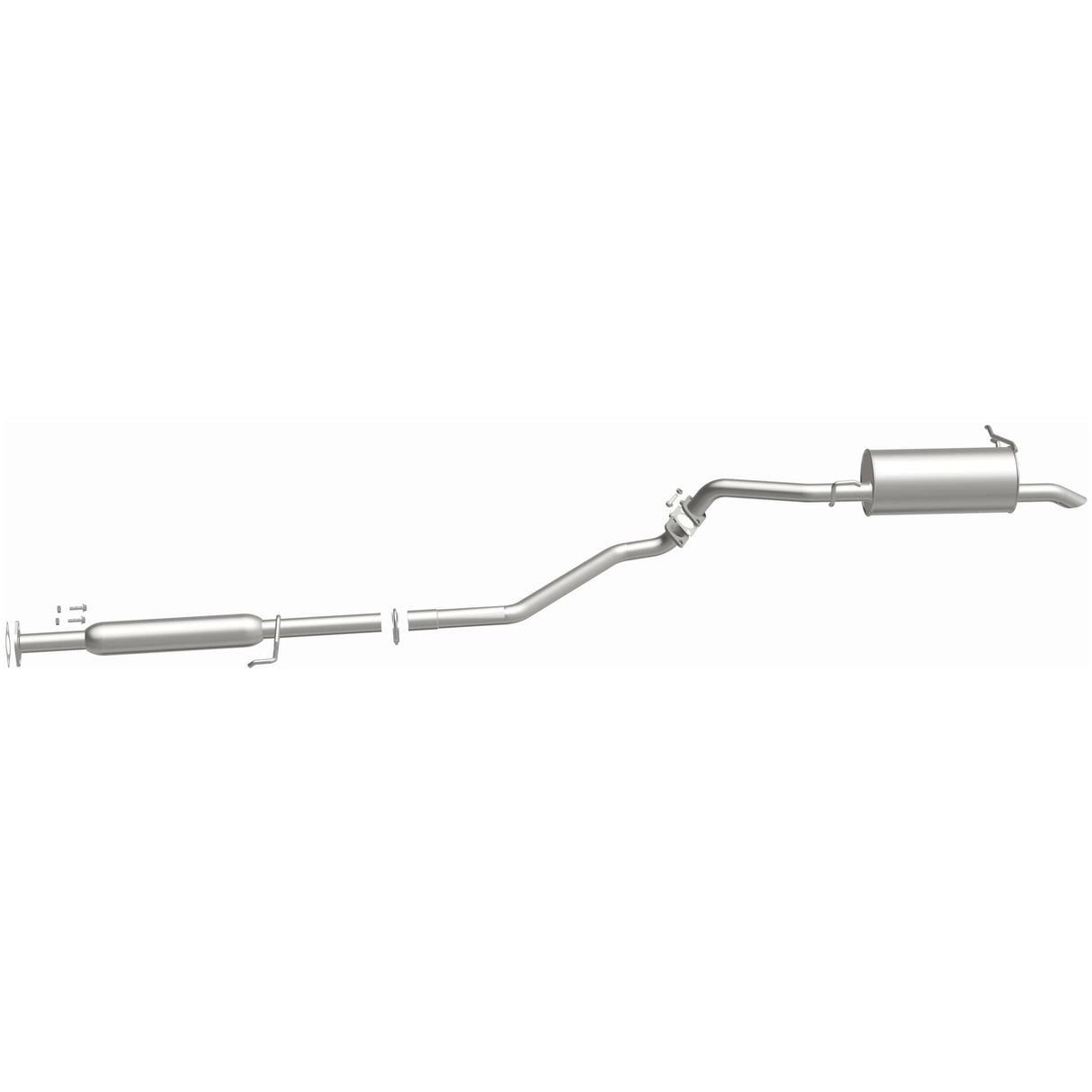 2011-2016 Hyundai Elantra Direct-Fit Replacement Exhaust System 106-0760 aluminized steel