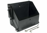 Fits 1959 Chevrolet 3B; Battery Tray - Custom Drop Down - Steel - Black DDBT060