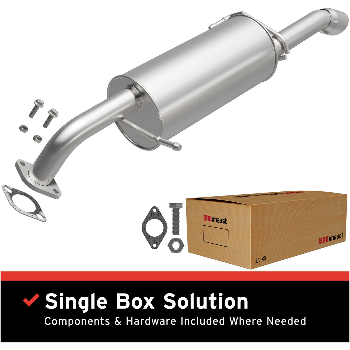 Fits Direct-Fit Replacement Exhaust System 106-0774