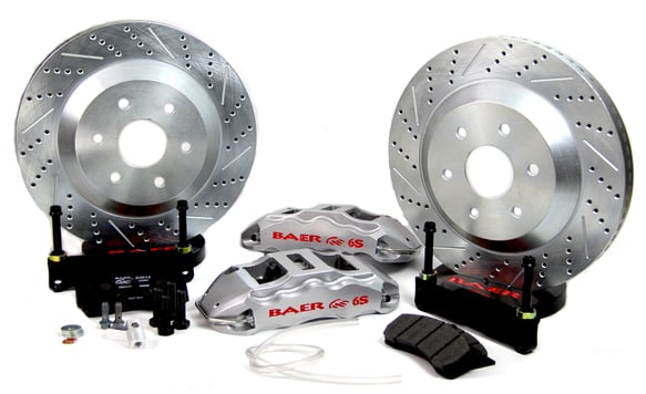 2003-2006 Expedition Extreme Brake System Front 4261060S stainless steel drilled