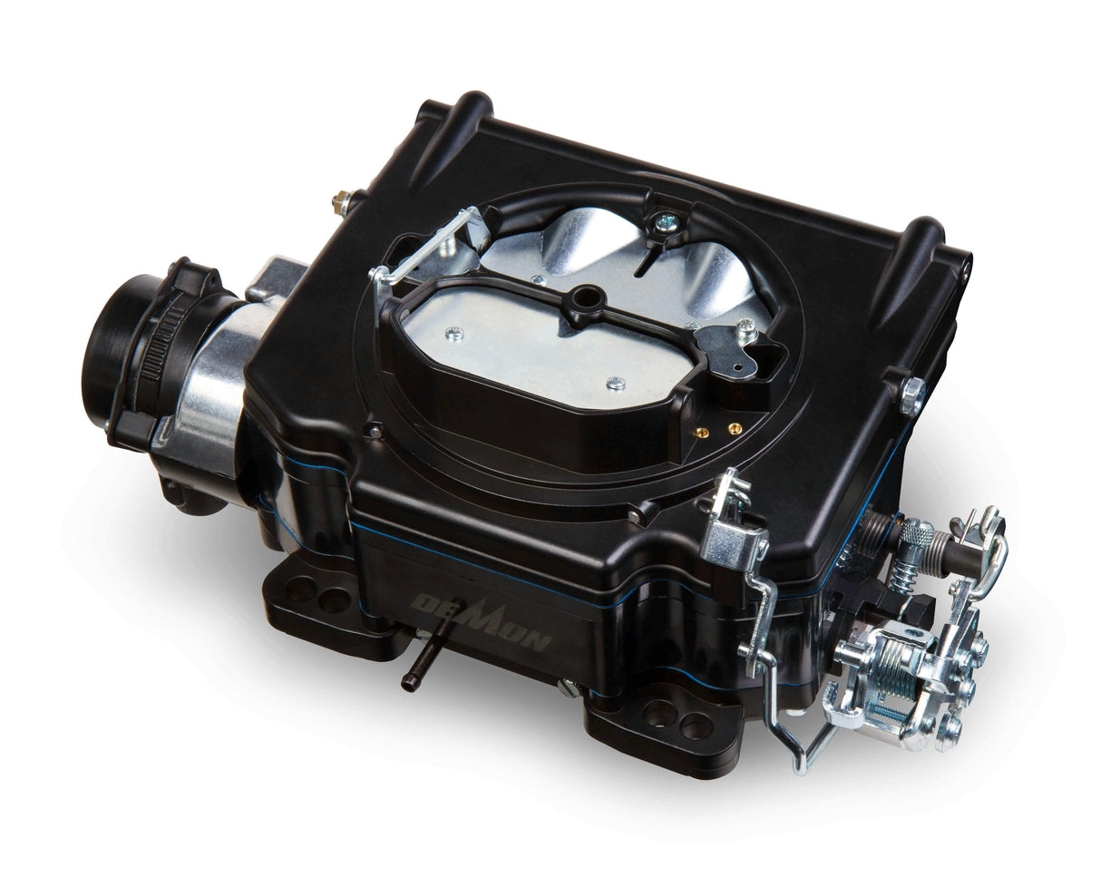 t Demon 1904BK 750 CFM Street Demon 4 Barrel Carburetor Composite Fuel Bowl Black Demon