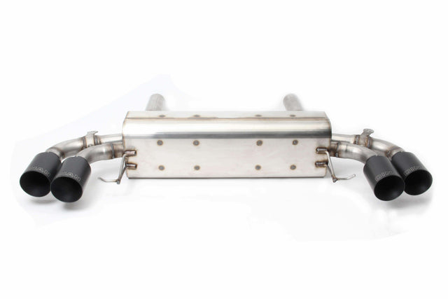 D660-0075-BLK Axle-Back Exhaust Muffler G30 fits 2018+ BMW M550i xDrive BMW performance black polished stainless steel