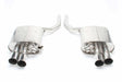Free Flow Axle-Back Exhaust - 2006-2010 BMW M5 - D660-0009A BMW performance black polished stainless steel