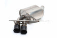 Free Flow Axle-Back Exhaust - 2008-2013 BMW 135i/135is - D660-0025-BLK BMW performance black polished stainless steel