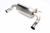 Free Flow Axle-Back Exhaust - 2011-2016 BMW 550i - D660-0036 BMW performance black polished stainless steel