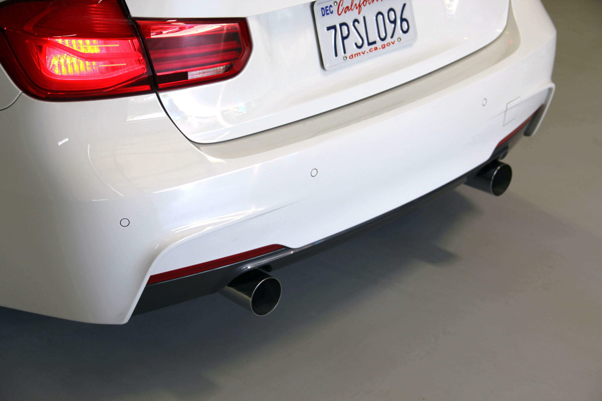 Free Flow Axle-Back Exhaust - 2017-2020 BMW 440i - D660-0077-BLK BMW performance