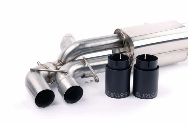 Free Flow Axle-Back Exhaust - 2018-2019 BMW M5 - D660-0079-BLK BMW performance black stainless steel