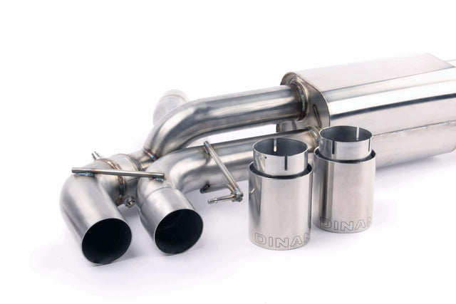 Free Flow Axle-Back Exhaust - 2018-2019 BMW M5 - D660-0079 BMW performance polished stainless steel