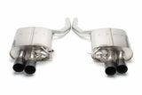 Free Flow Axle-Back Exhaust for 2006-2010 BMW M5 D660-0009A-BLK BMW performance black polished stainless steel