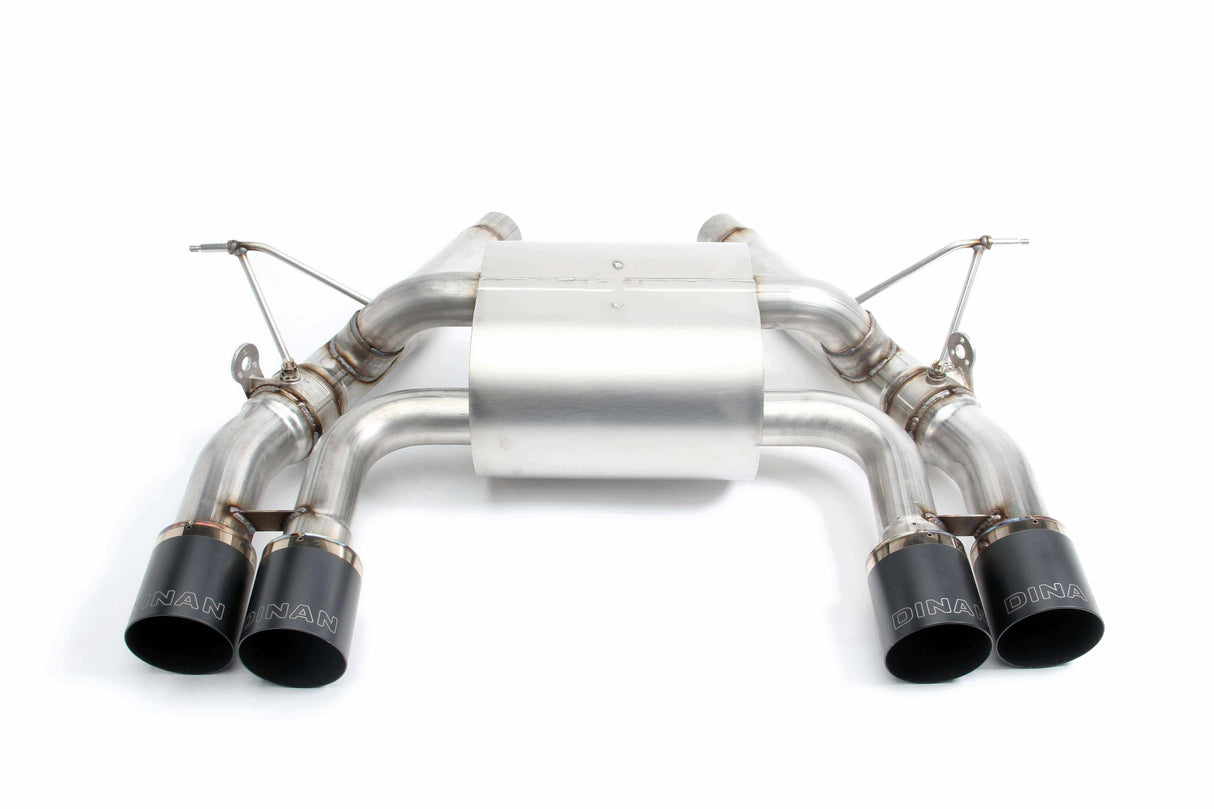 Free Flow SS Exhaust for 15-19 BMW F80 M3 F82 F83 M4 D660-0050-BLK BMW performance black polished stainless steel