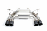 Free Flow SS Exhaust for 15-19 BMW F80 M3 F82 F83 M4 D660-0050-BLK BMW performance black polished stainless steel