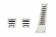 Pedal Cover Set - BMW - D700-0000 BMW performance black aluminum