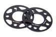Spacers; 5x112 for 66.5mm CB for 6mm Thick D210-2024 BMW performance black aluminum