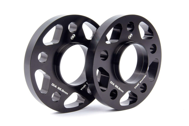 Spacers; 66.5mm CB - 20mm Thick - D210-2031 black aluminum