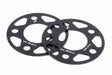 Spacers; 66.5mm CB - 3mm Thick - D210-2021 black aluminum