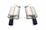 Stainless Exhaust w/ Black Tips for BMW 535i 2011-16 535i xDrive 2011-16 BMW performance polished stainless steel