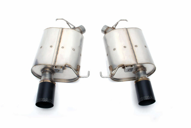Stainless Exhaust w/ Black Tips for BMW 535i 2011-16 535i xDrive 2011-16 BMW performance polished stainless steel