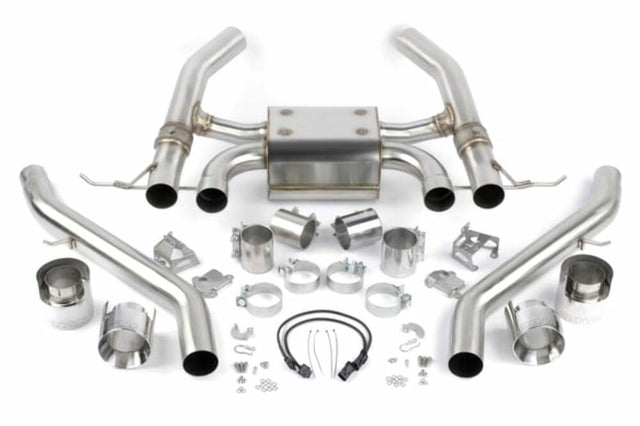 Valved Axle-Back Exhaust for 2021-2025 BMW M3/M4 D660-0093 BMW performance polished stainless steel