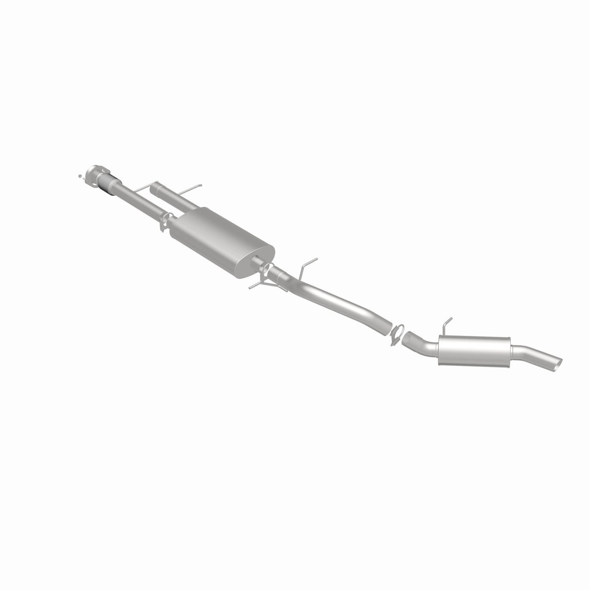 2009-2010 Chevy Silverado 1500 Direct-Fit Replacement Exhaust System 6.2L 106-0519 aluminized steel