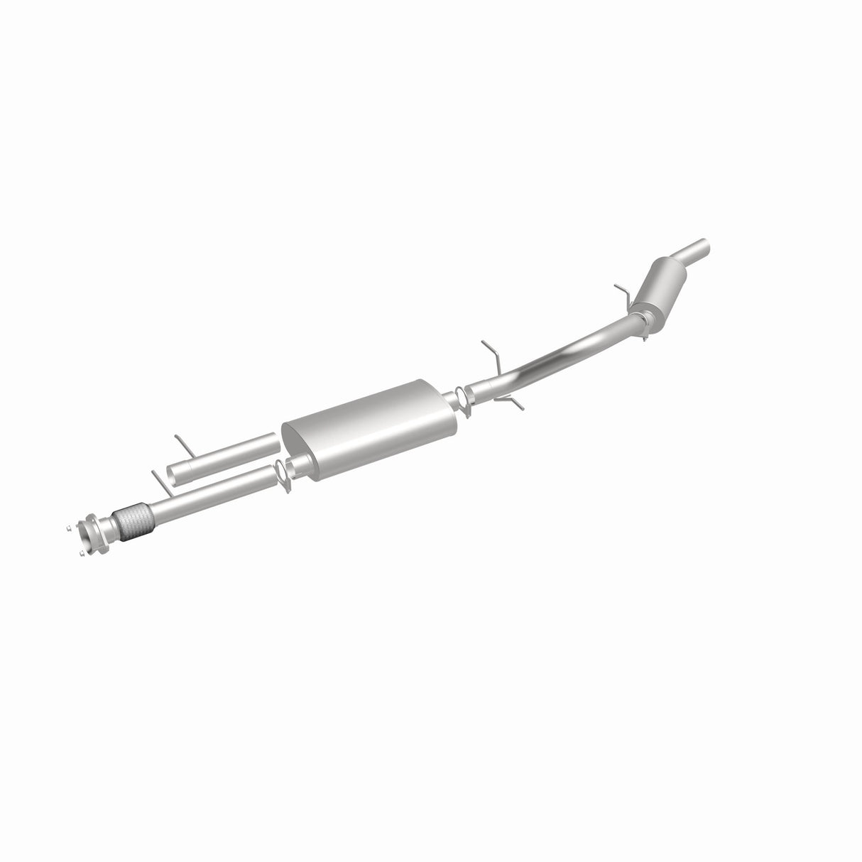 2009-2010 Chevy Silverado 1500 Direct-Fit Replacement Exhaust System 6.2L 106-0519 aluminized steel
