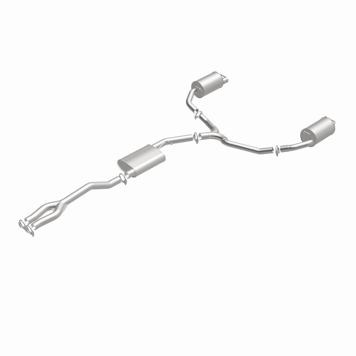 Direct-Fit Replacement Exhaust System 106-0842 for 2011-2014 Dodge aluminized steel
