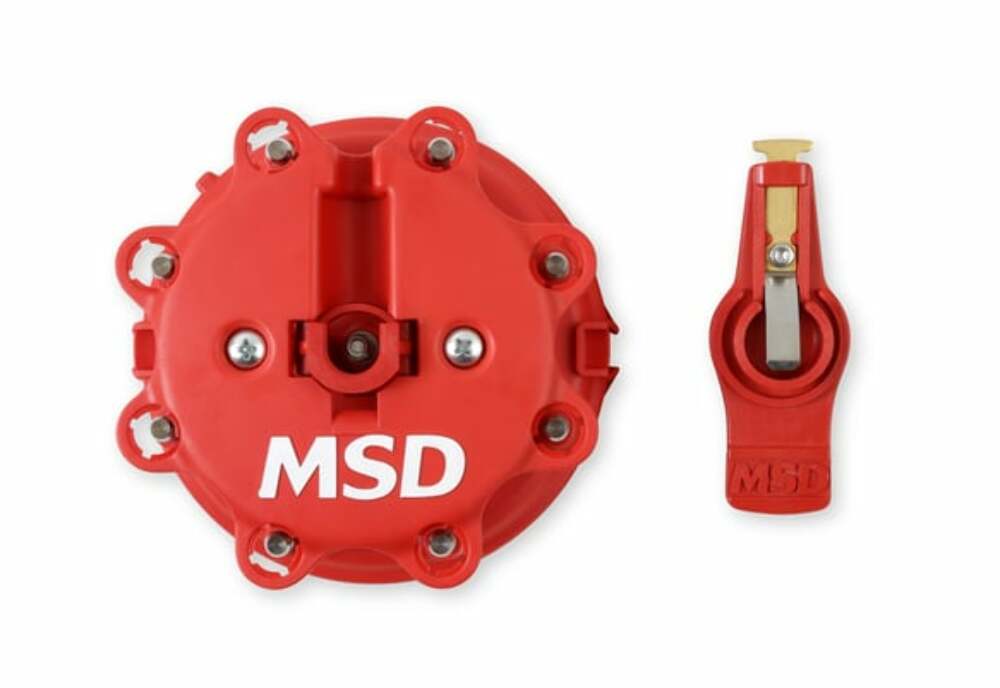 MSD ignition distributor for 1985-1992 Ford Mustang red ls TFI-85-95-8482