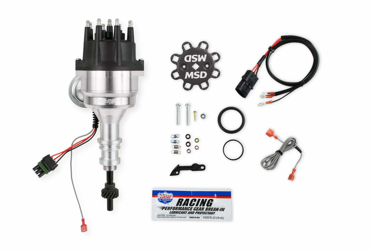 t Distributor, Ford 289/302, Ready-to-Run, Black Cap, Steel Gear - 835251 MSD