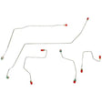 Front Brake Line Kit for 00-07 Ford Taurus stainless steel