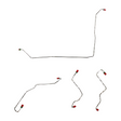 Front Brake Line Kit for 2013 01-04 Ford Escape AWABS ABS steel