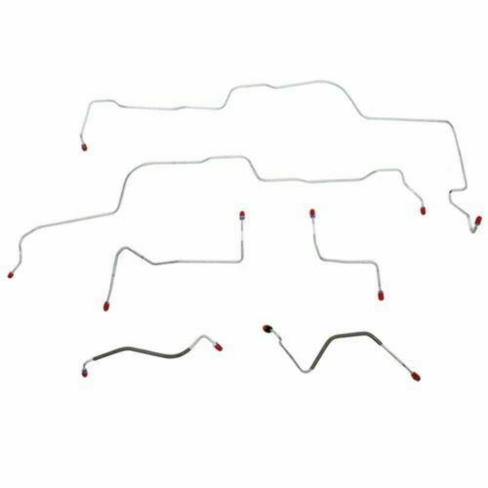 Front Brake Line Kit for 1970-1971 Ford Fairlane disc brakes stainless steel