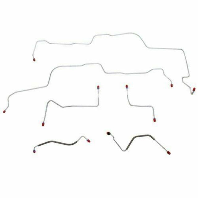 Front Brake Line Kit for 1970-1971 Ford Fairlane disc brakes stainless steel